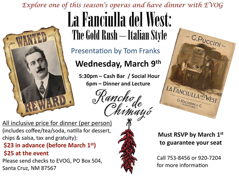 Opera Education Dinner