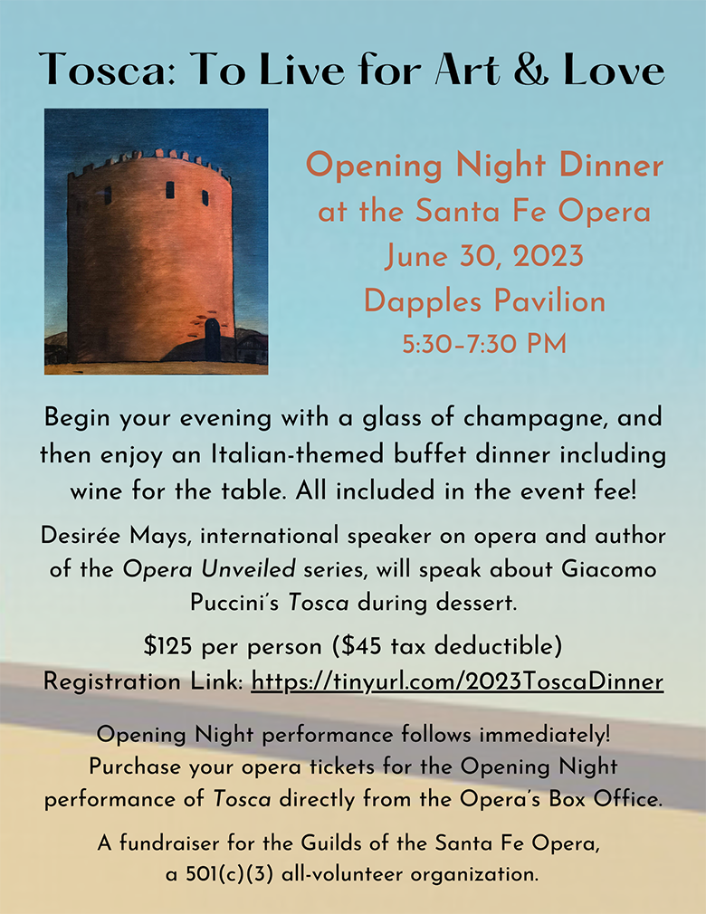 Tosca Dinner